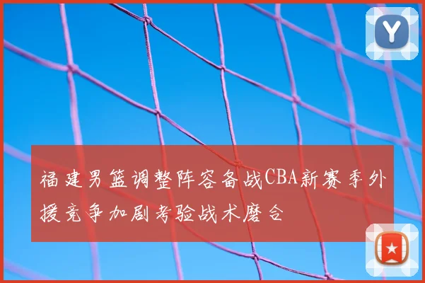 福建男篮调整阵容备战CBA新赛季外援竞争加剧考验战术磨合